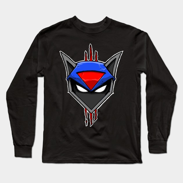 Swat Kats Helmet v2 Long Sleeve T-Shirt by Phobotech